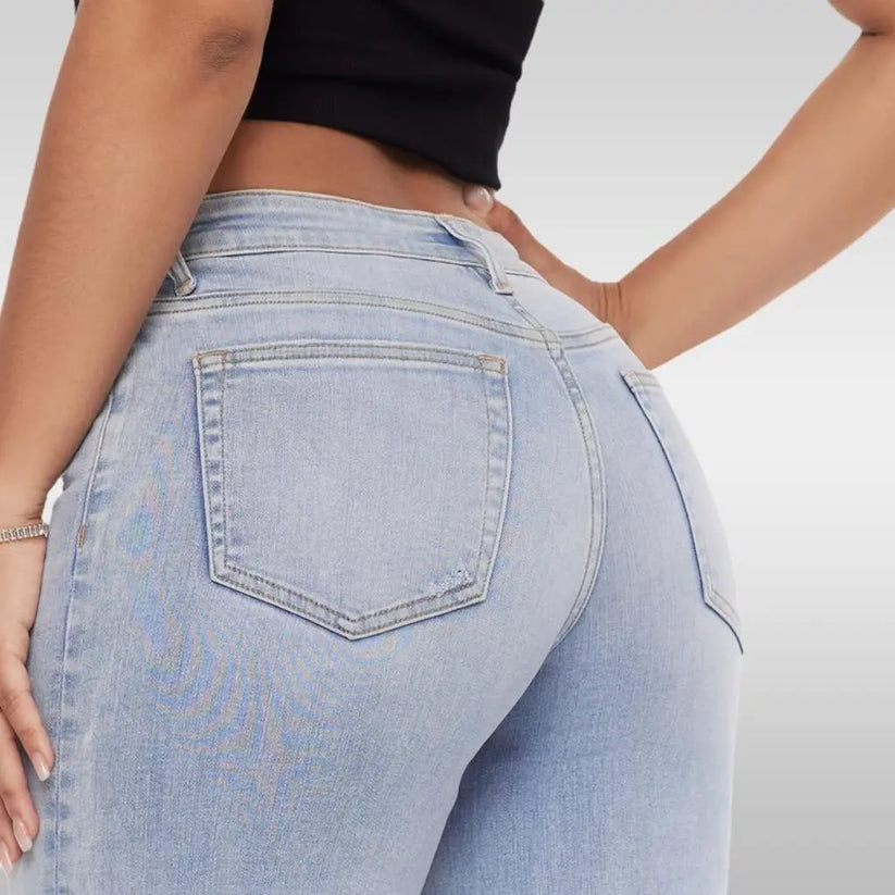Levora™ BootyLift Stretch Wide-Leg Jeans