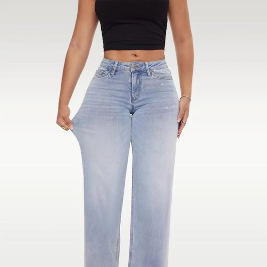 Levora™ BootyLift Stretch Wide-Leg Jeans