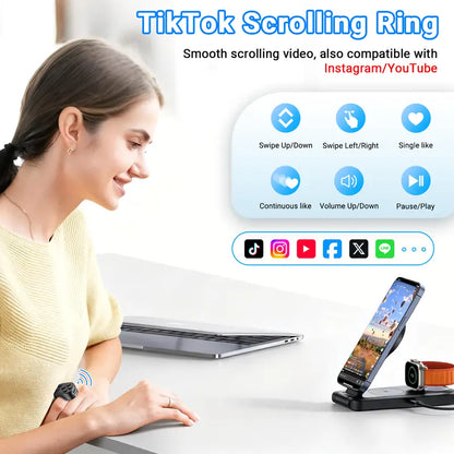 Levora Scrolling Ring
