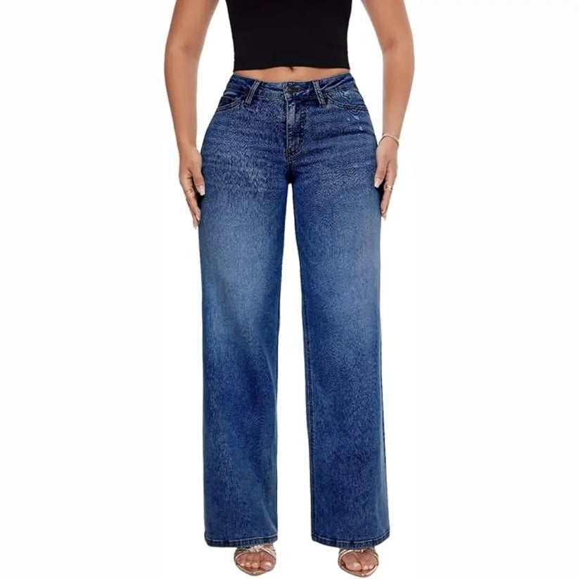 Levora™ BootyLift Stretch Wide-Leg Jeans
