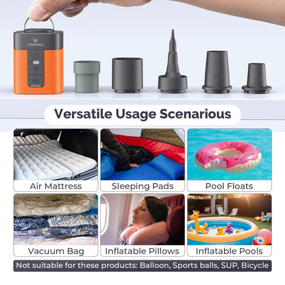 LEVORA AIR 3 Electric Air Pump for Inflatables (2600mAh Battery)