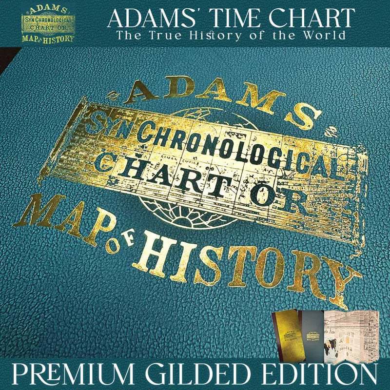 Adams Synchronological Chart or Map of History